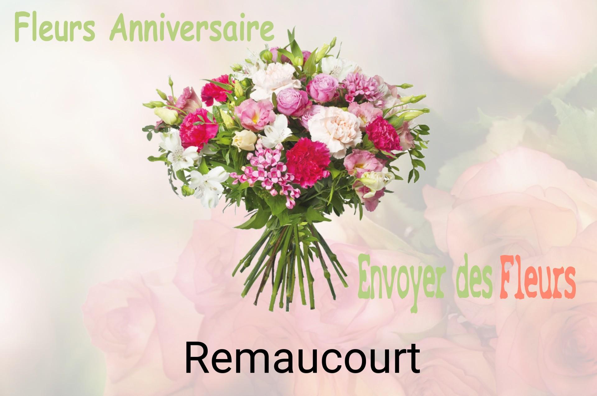 Bouquet de fleurs d’anniversaire livré à Remaucourt