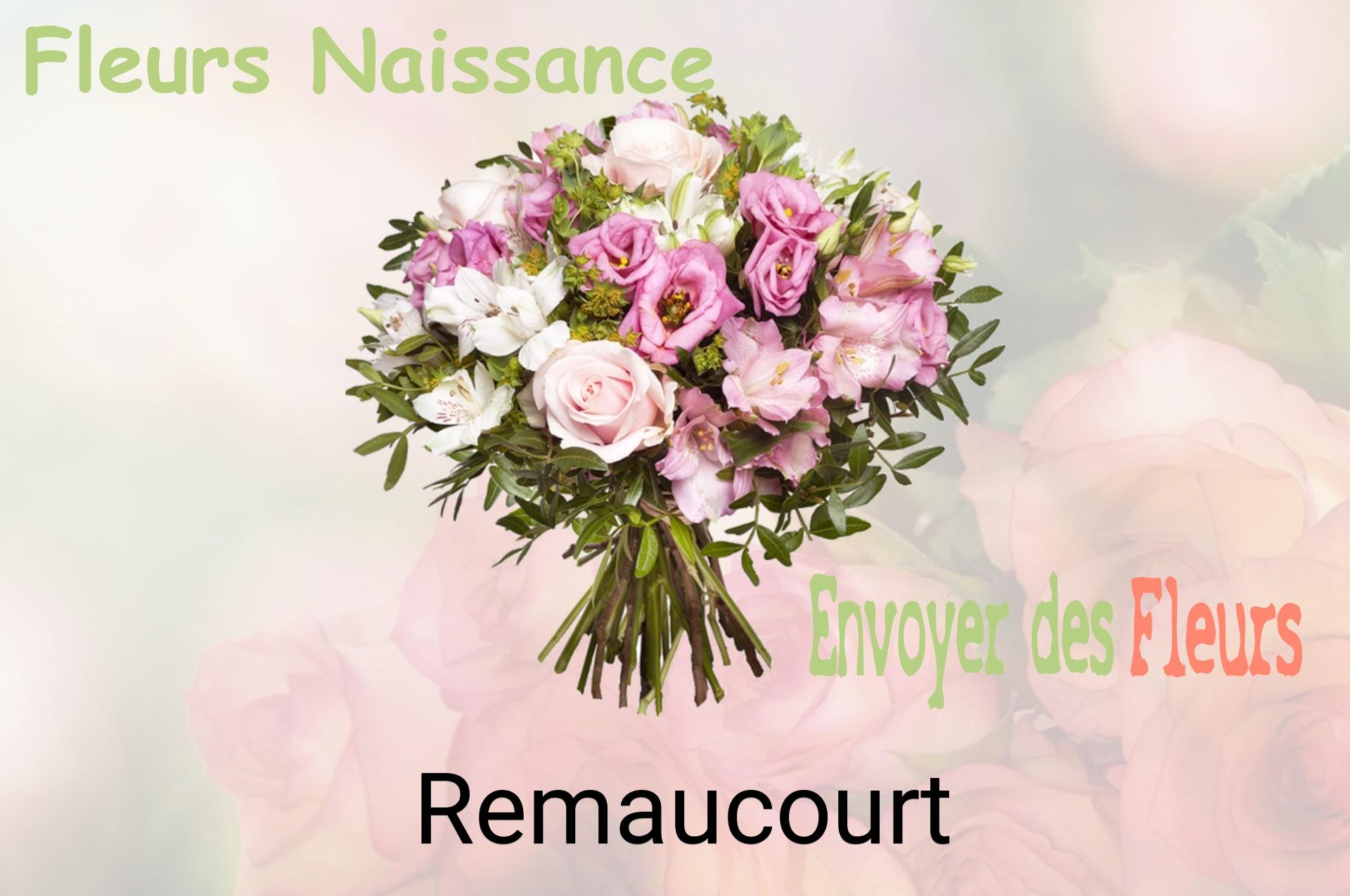 Bouquet de fleurs de naissance livré à Remaucourt